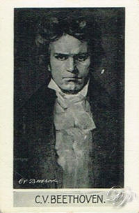 Beethoven - Carte à collectionner Ogden n°57...