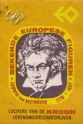 Card with Beethoven
