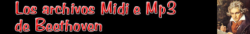 Los archivos Midi de Beethoven
